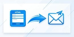 Set up a contact form that sends submissions to email without writing backend code